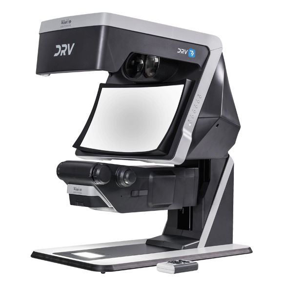 DRV Z1 digital 3D stereo viewing system side profile