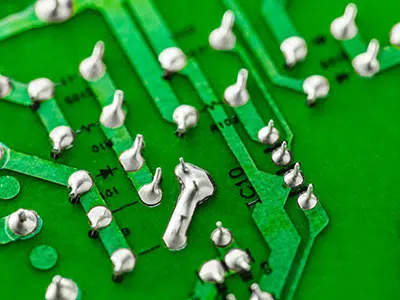iStock-1835635545-solder-PCB-400×300 PCB의 근접 촬영 사진