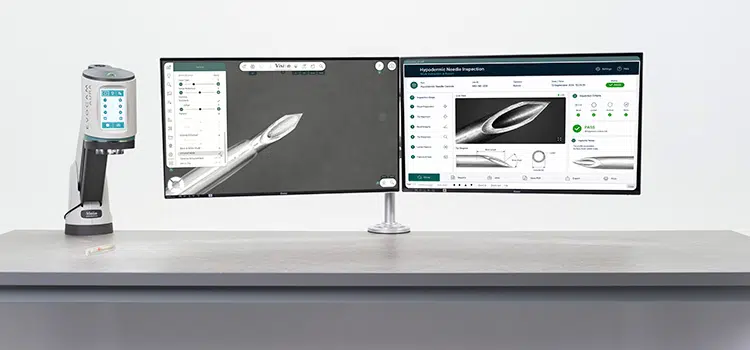 AURA-Touch-Verso-2-Screens-750×350 Verso 암에 장착된 EVO Cam AURA Touch와 2대의 디스플레이 모니터